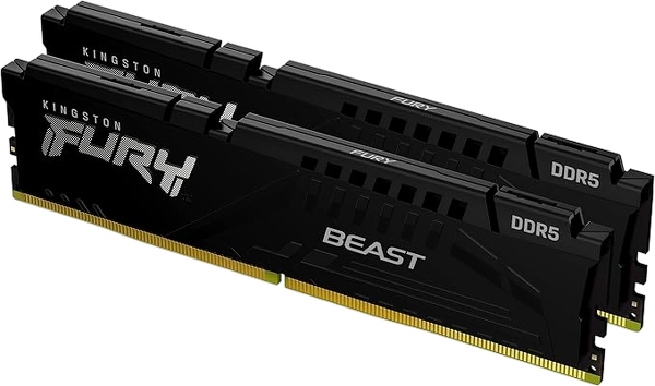 Kingston FURY Beast Black 32GB (2x16GB) DDR5 5200MHz