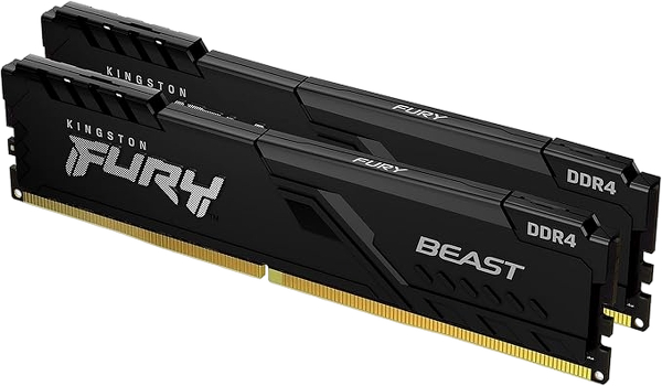 Kingston FURY Beast 16GB (2x8GB) DDR4 3200MHz