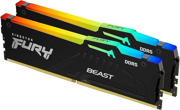 Kingston FURY Renegade RGB 64GB (2x32GB) DDR5 5600MHz - Black